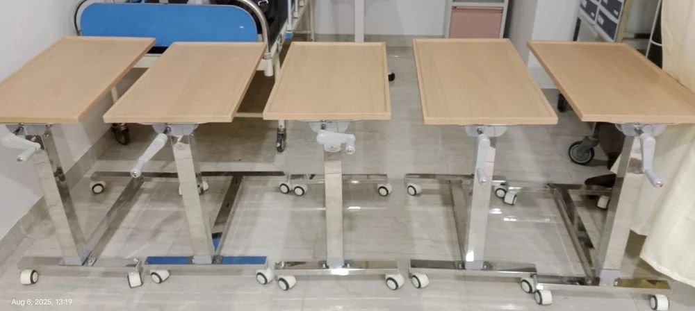 Adjustable SS Bedside Table