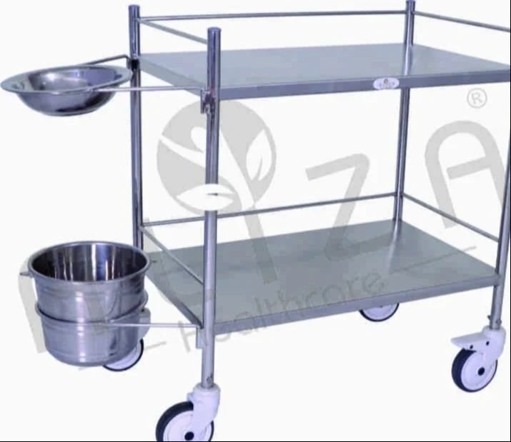 Dressing Trolley With Bowl Bucket