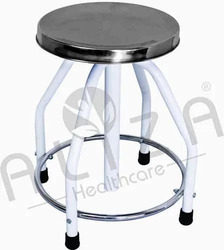 SS Top Revolving Stool